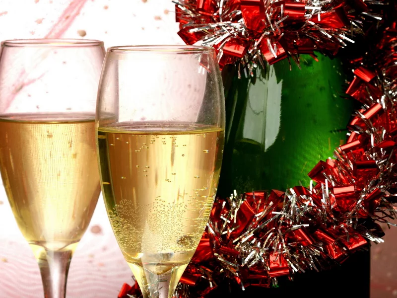 бокал, new year, новый год, 2014, шампанское