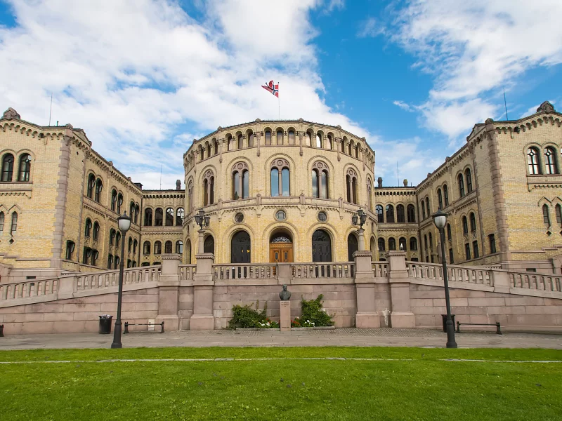 Стортинг, Осло, Норвегия, парламент Норвегии, парламент
