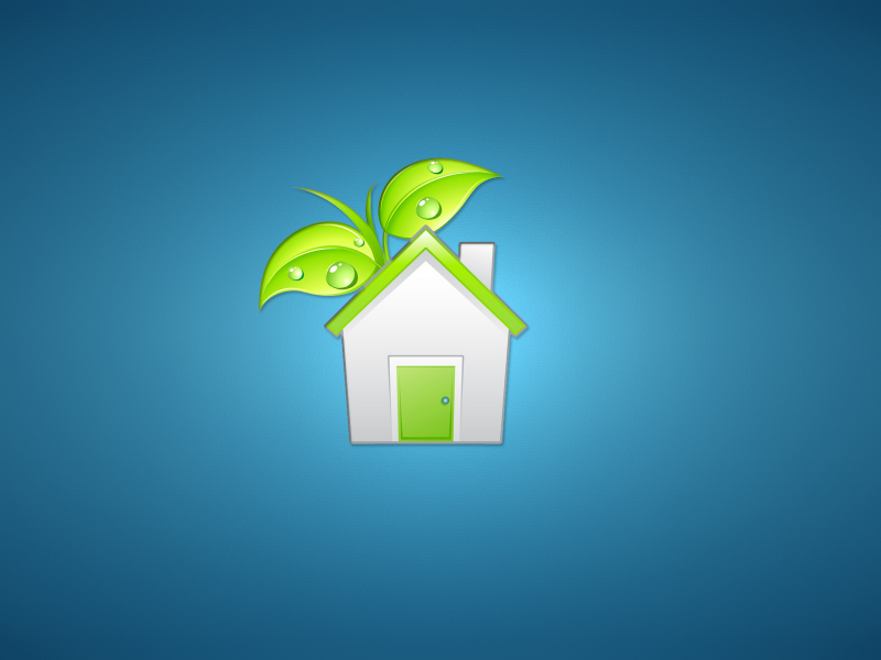 дом, белый, листья, дверь, house, зеленый, растение