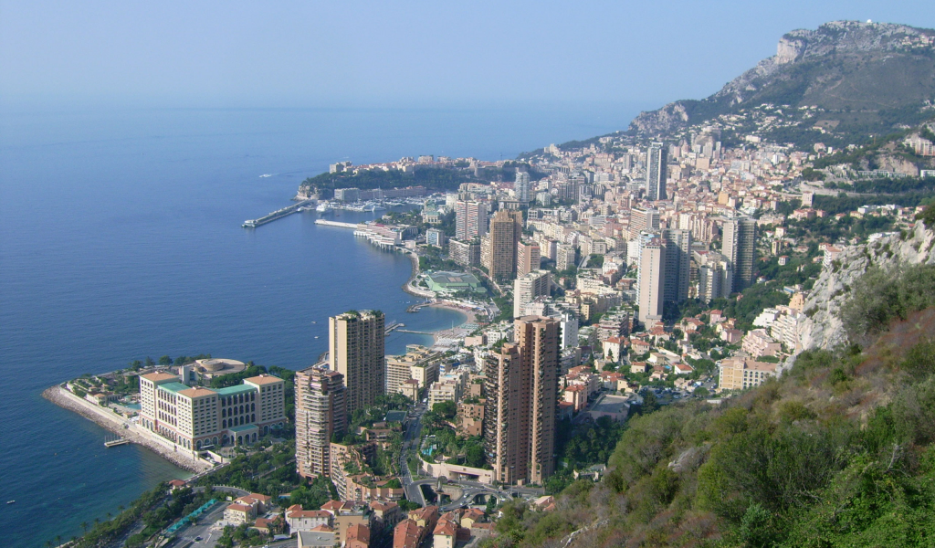 Княжество Монако, Монако, город, Средиземное море, Principaute de Monaco