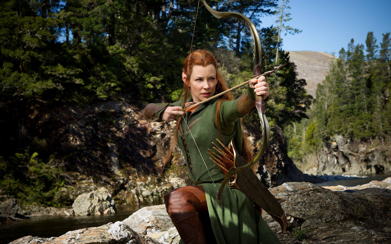 the hobbit, evangeline lilly, эванджелин лилли, tauriel, the desolation of smaug