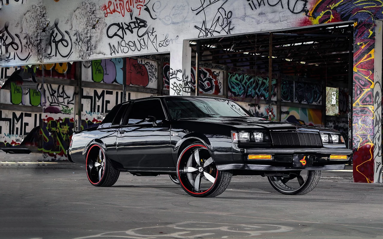 Бокс, графити, машина, Buick