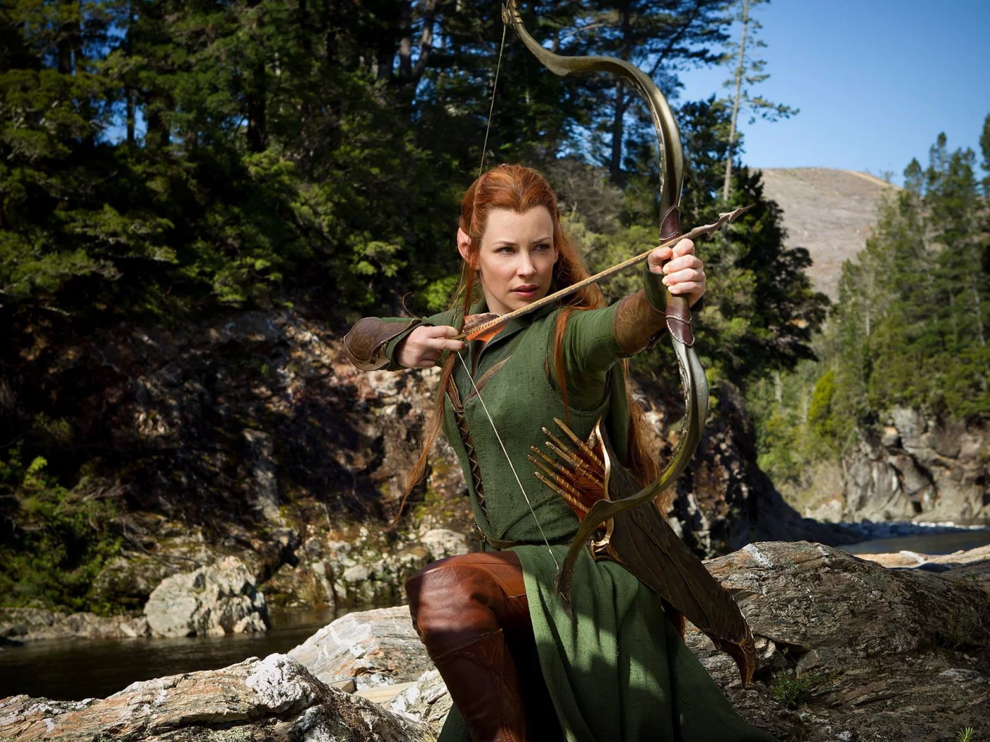 the hobbit, evangeline lilly, эванджелин лилли, tauriel, the desolation of smaug