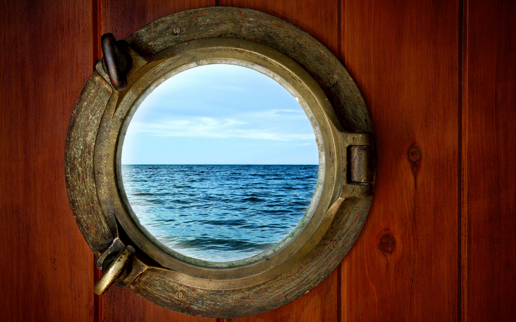 небо, стиль, волны, море, иллюминатор, porthole, коллажный