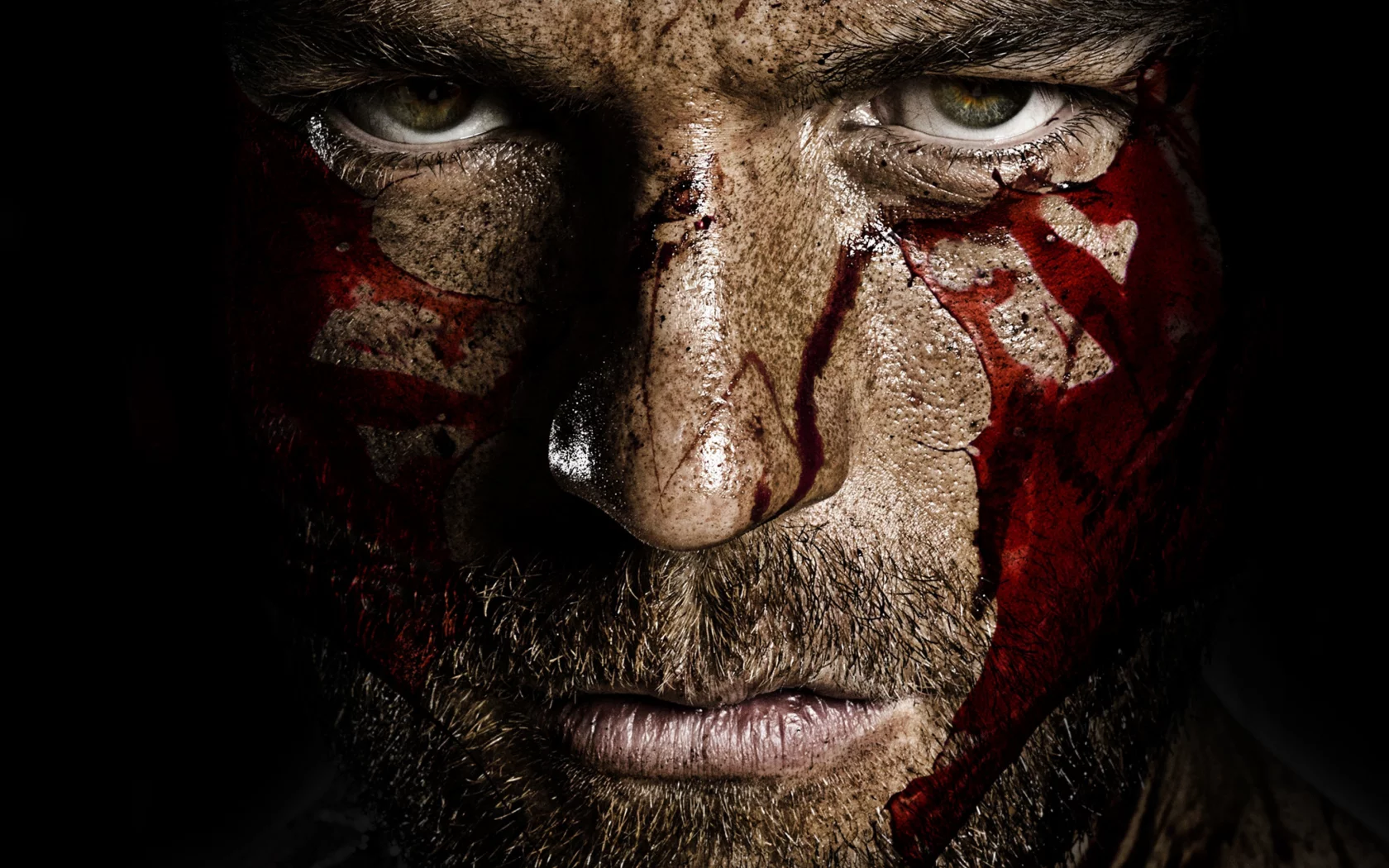 мужик, спартак, spartacus, кровь, liam mcintyre, взгляд, глаза