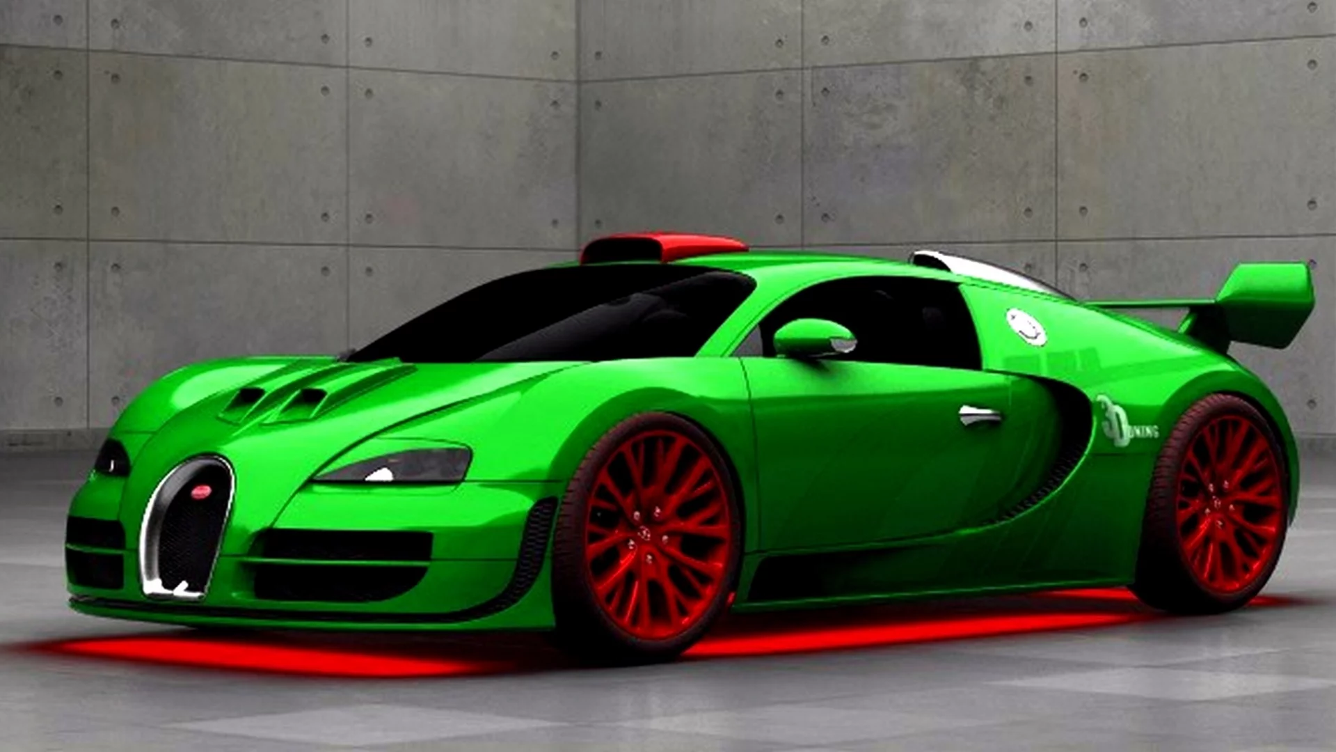 спорткар, тюнинг, Bugatti Veyron