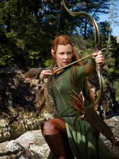 the hobbit, evangeline lilly, эванджелин лилли, tauriel, the desolation of smaug