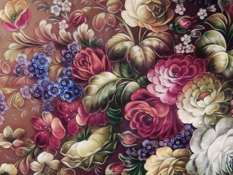 Цветы, ассорти, рисунок.