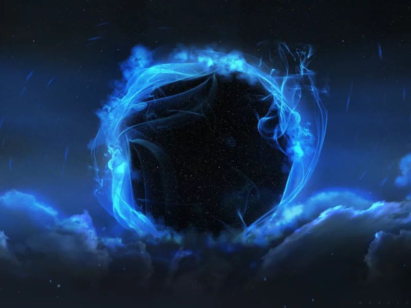 blue, black hole, sci fi, star
