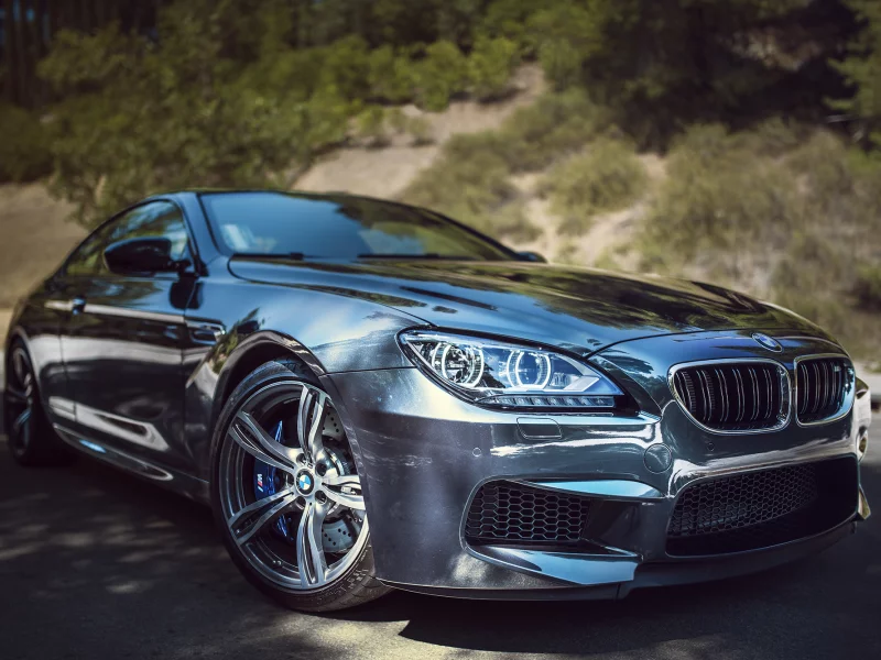 coupe, silver, m6, street, f13, bmw, front