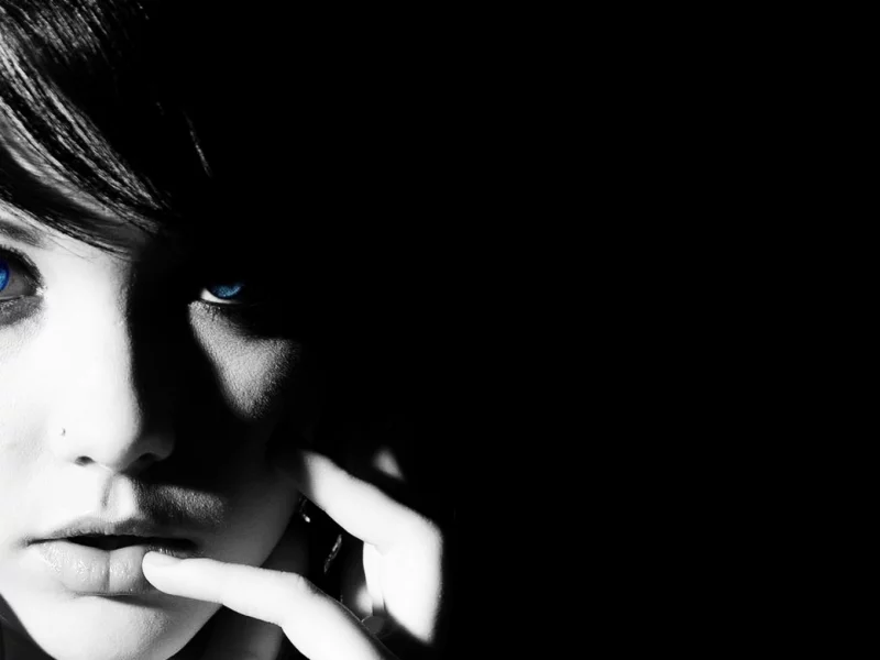 black and white, черно-белое, взгляд, melissa clarke, look, girl, девушка