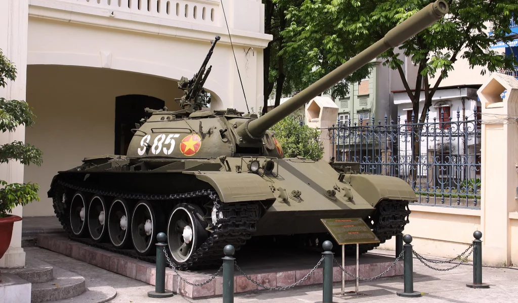 Т-54Б, советский, средний, танк, бронетехника, оружие, СССР, Вьетнам