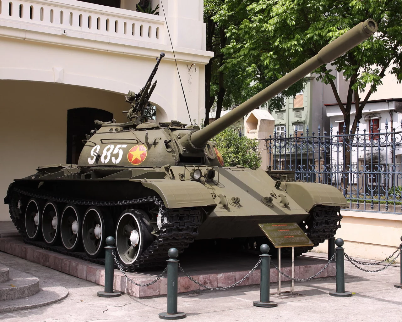 Т-54Б, советский, средний, танк, бронетехника, оружие, СССР, Вьетнам