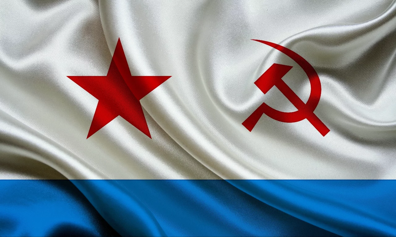 флаг, ВМФ, СССР, армия, флот, звезда, серп и молот