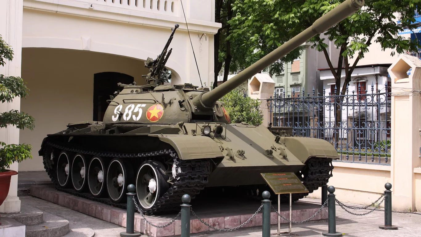 Т-54Б, советский, средний, танк, бронетехника, оружие, СССР, Вьетнам