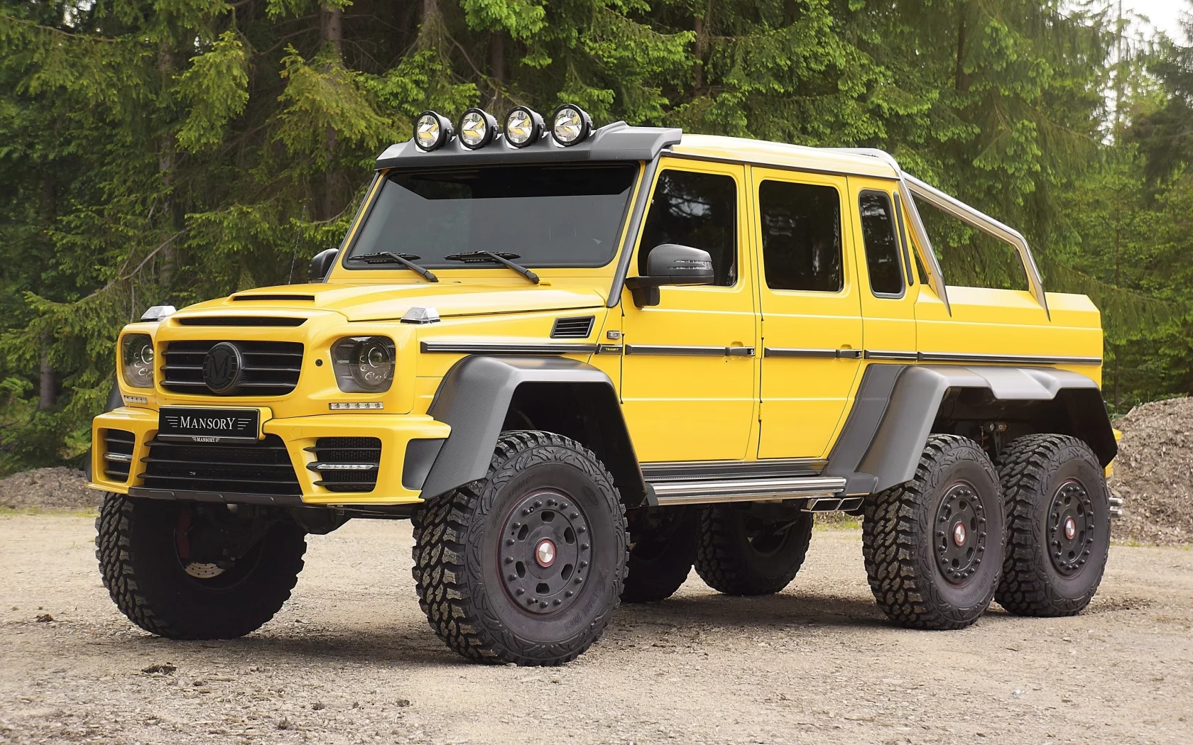 mercedes-benz, 6x6, amg, g, 63, mansory, w463, желтый