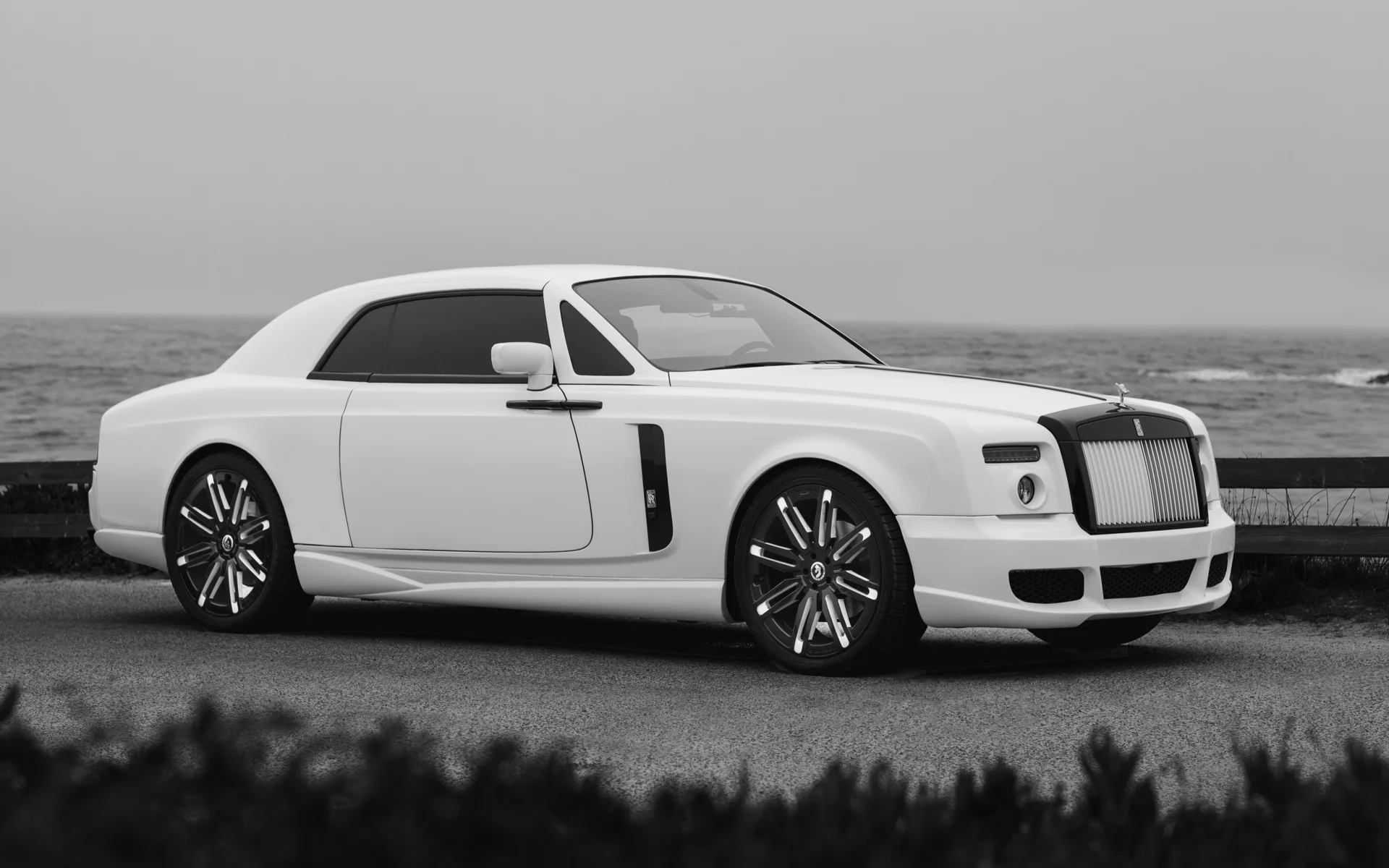 rolls-royce, белый, диски