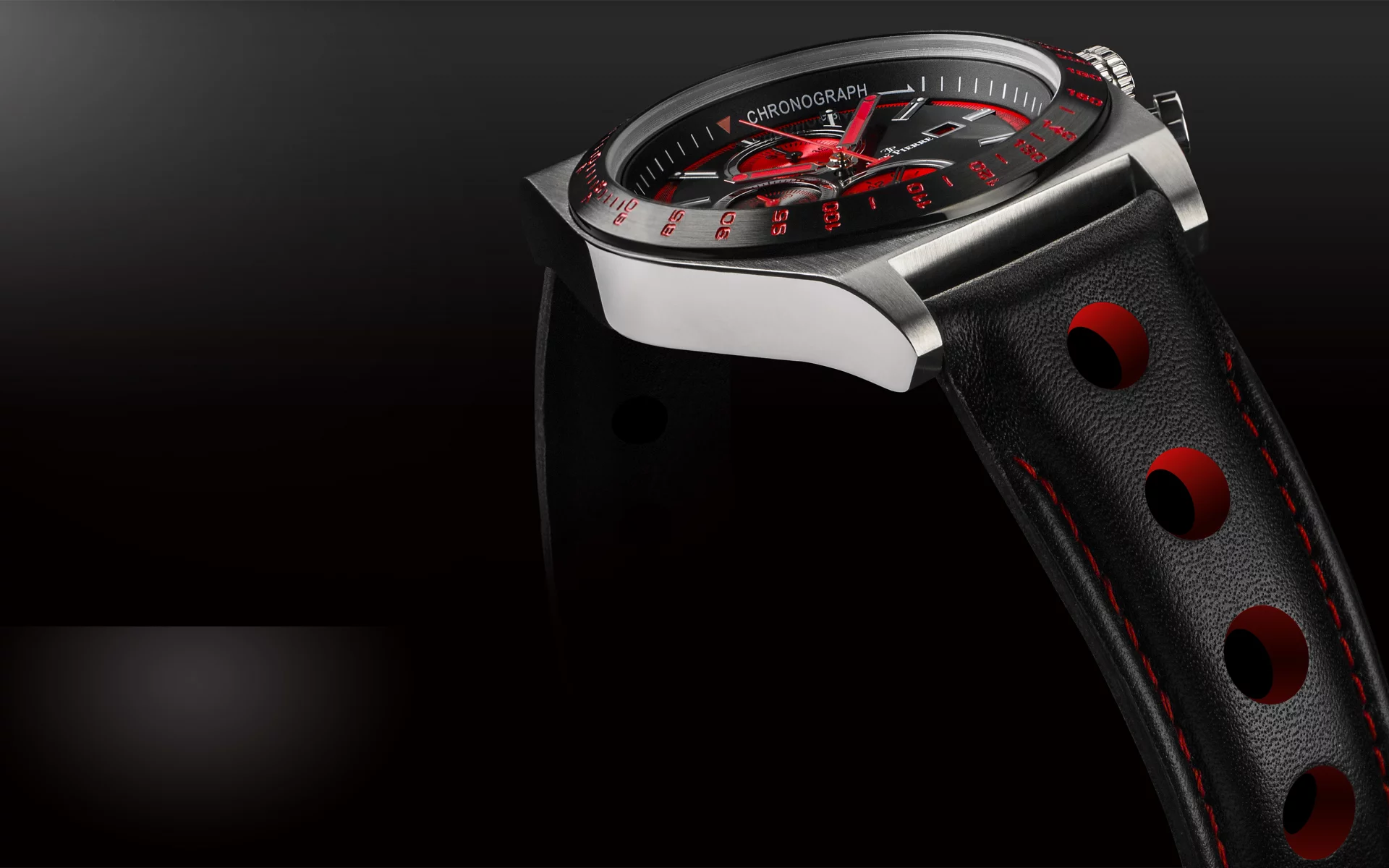 red, black, watches, clock