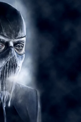 саб-зиро, лед, холод, mortal kombat, синий, sub-zero