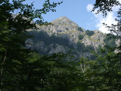 Марагидик, Стара планина, Балканские горы, Болгария, горы, деревья, лес, небо, облака, природа, пейзаж, скалы