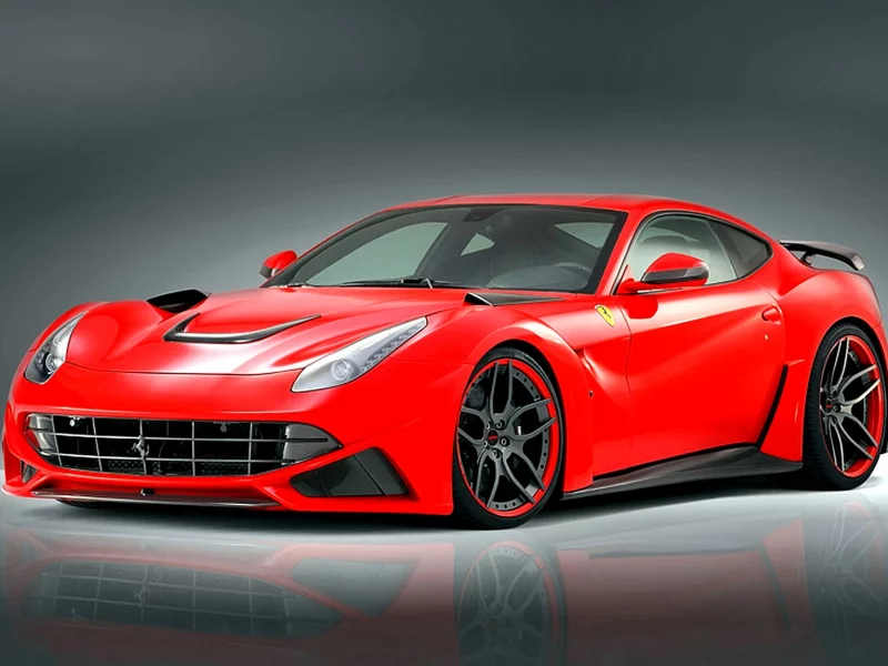 спорткар, красный, Ferrari F12 Berlinetta
