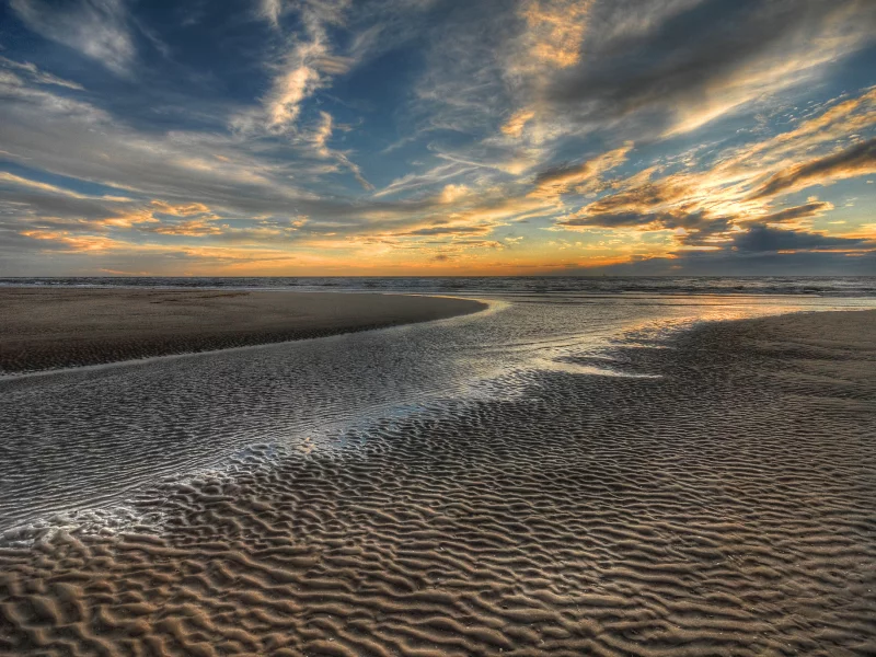 sunset, sky, beach, ocean, landscape, scenery, sky, nature, sun, sand, sunrise, sea, beautiful