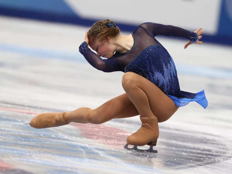 фигуристка, юлия липницкая, yulia lipnitskaya, изящность, лёд
