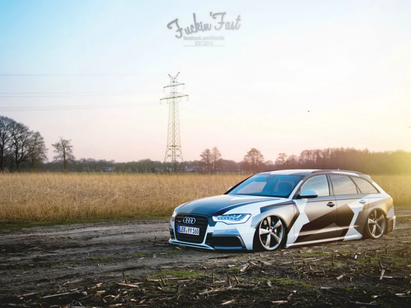 Audi, машина, спорт, stance, диски