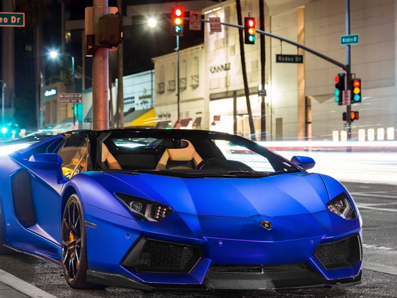 roadster, lp700-4, lamborghini, matte blue, aventador