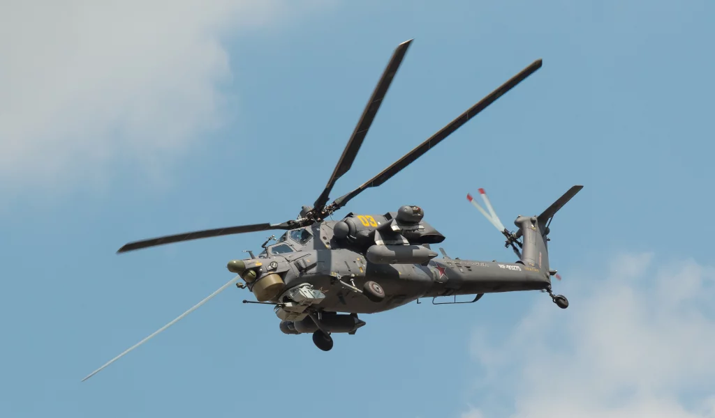 полёт, mi-28, ударный, небо, вертолёт, российский