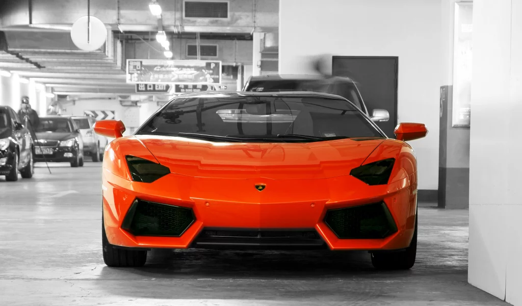 ламборгини, авентадор, lamborghini, aventador, orange, lp700-4