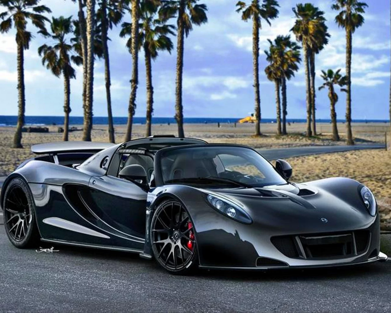 спорткар, тюнинг, Hennessey Venom GT Spyder