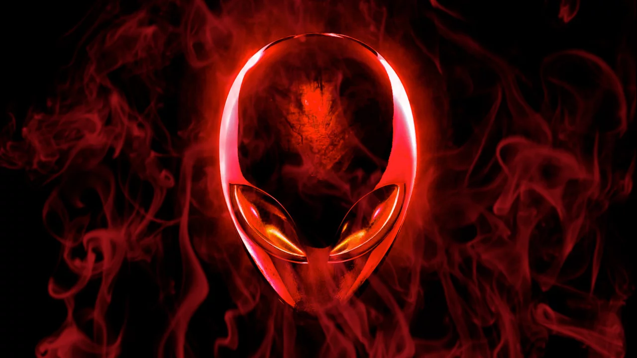 Alienware, космос, абстракция