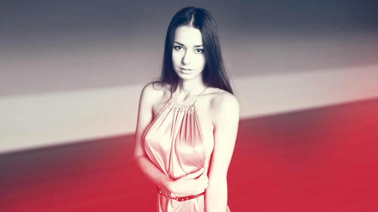 девушка, helga lovekaty, грудь, модель