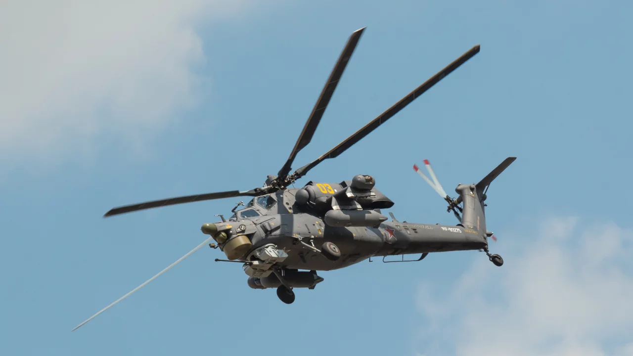 полёт, mi-28, ударный, небо, вертолёт, российский