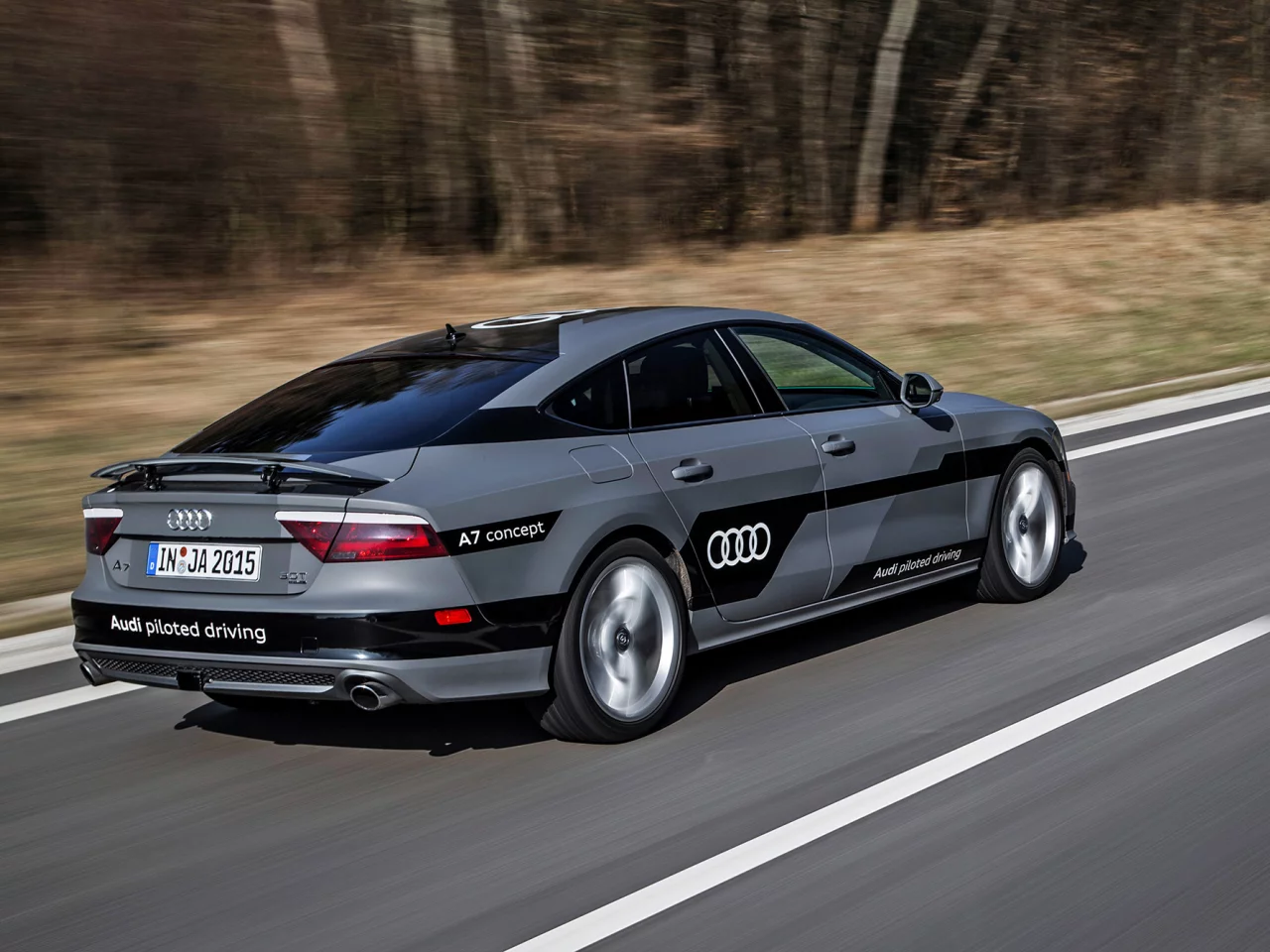 Audi RS7, piloted driving