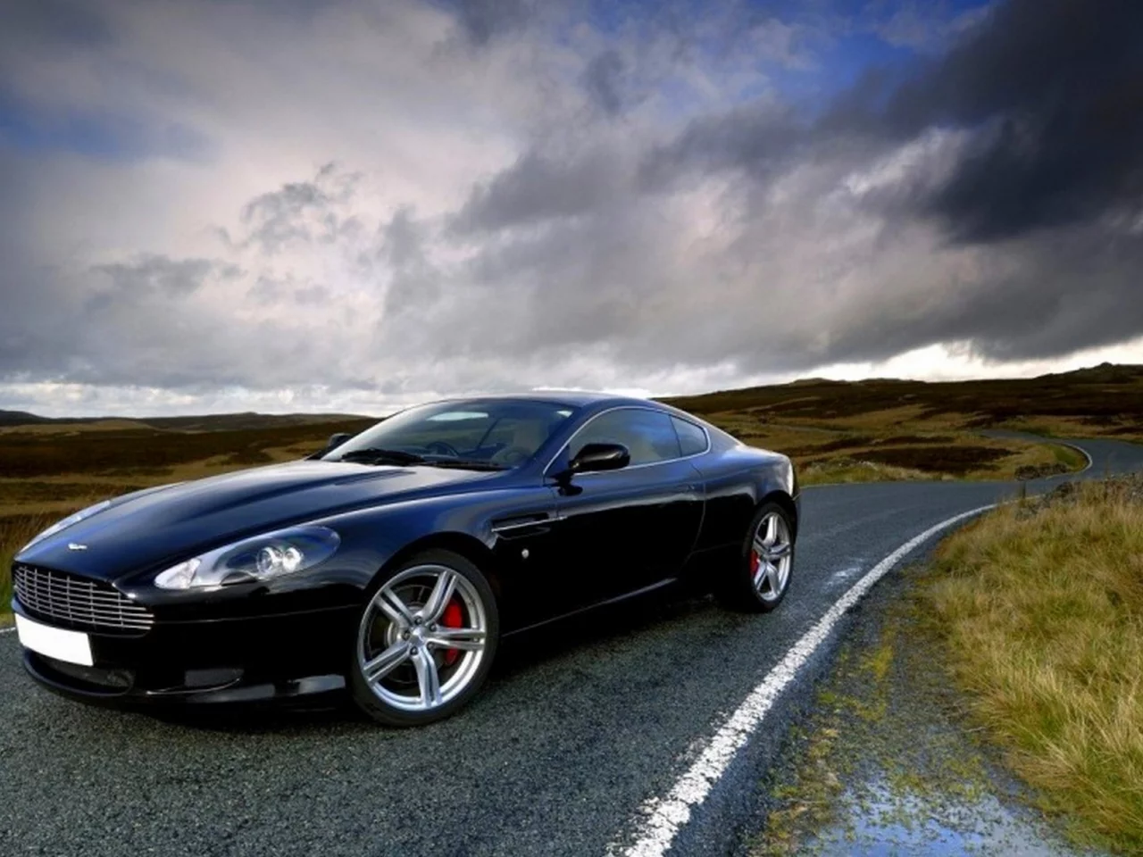 авто, горы, Aston Martin DB9