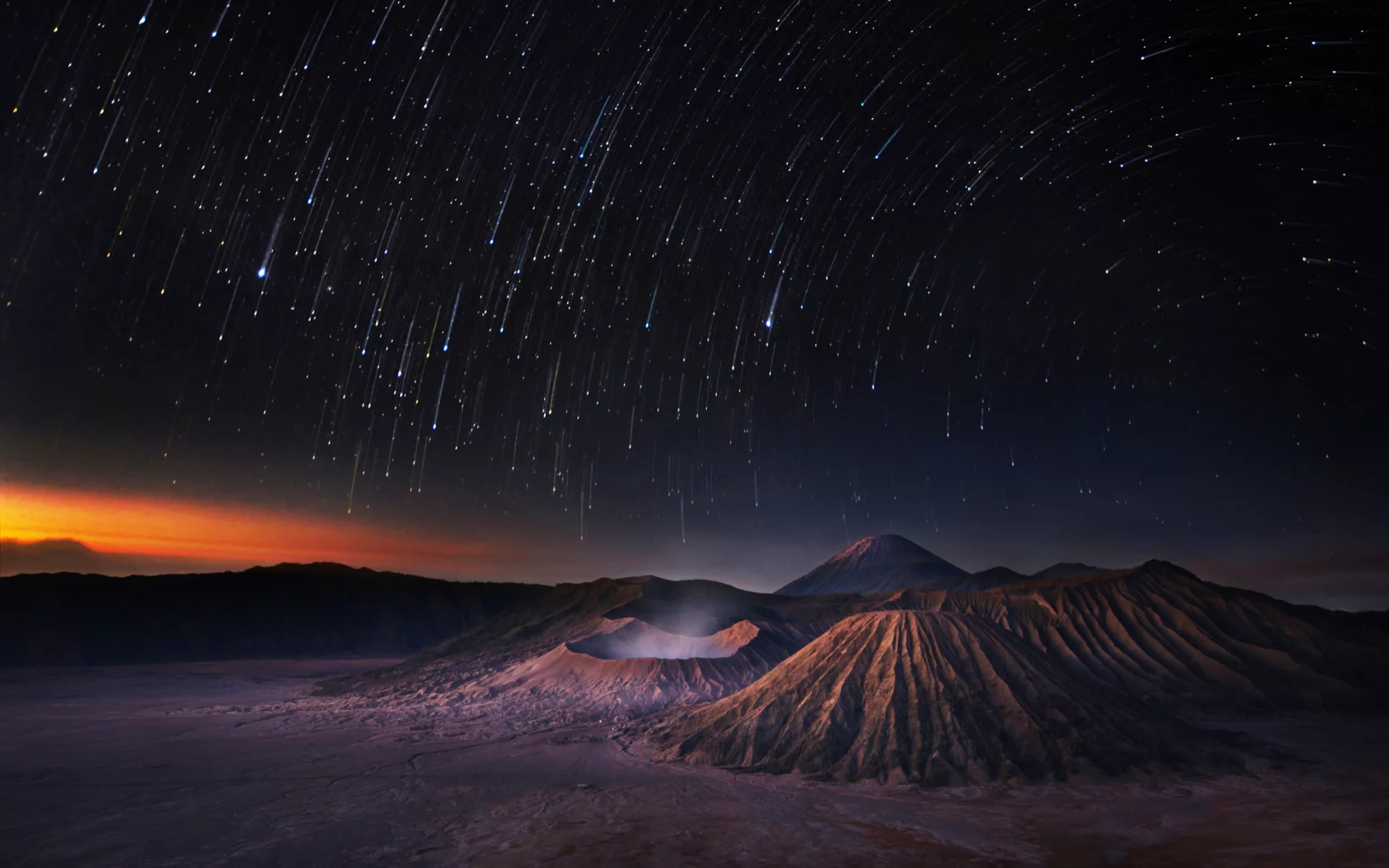 space, звездопад, night, universe, sky, shooting stars, stars, звезды, mountains
