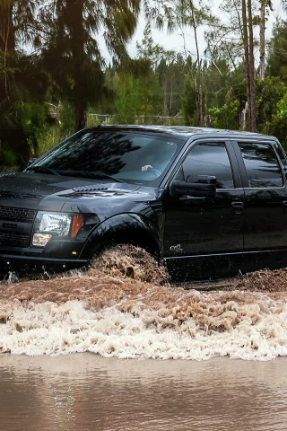 Бездорожье, тропики, авто, пикап, внедорожник, Ford