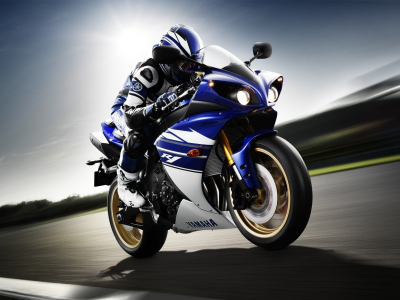 yamaha, front, ямаха, спортивный мотоцикл, yzf-r1, мотоциклист