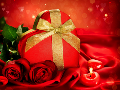 подарок, конфеты, день святого валентина, коробка