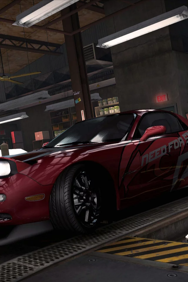 Гараж, авто, Mazda RX7 RZ, игра NFSW