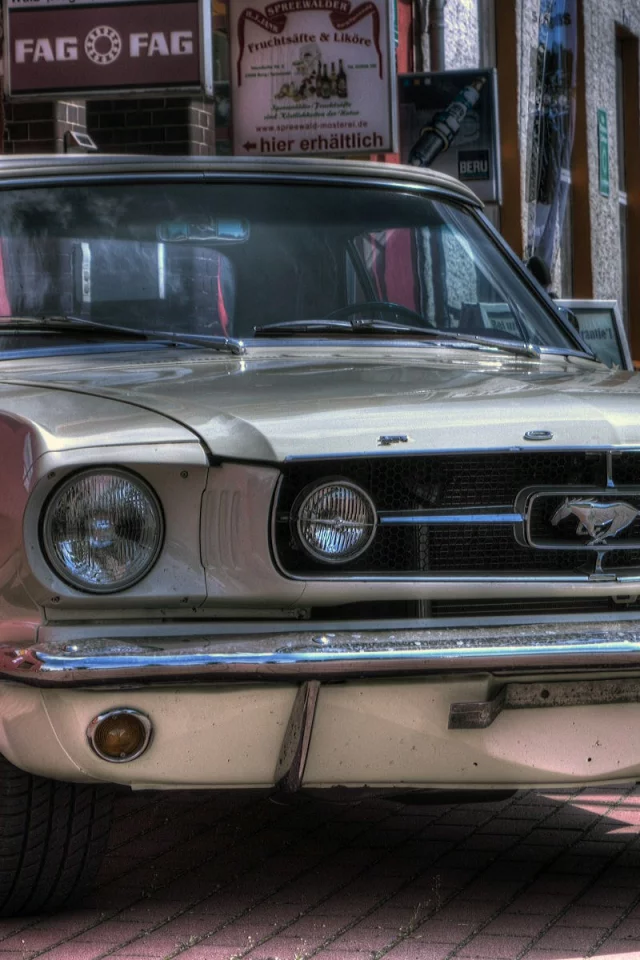 Плитка, авто, ретро, Ford Mustang