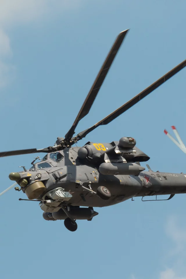 полёт, mi-28, ударный, небо, вертолёт, российский