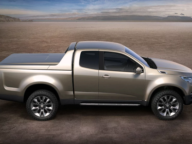 Пустыня, машина, пикап, внедорожник, Chevrolet Colorado