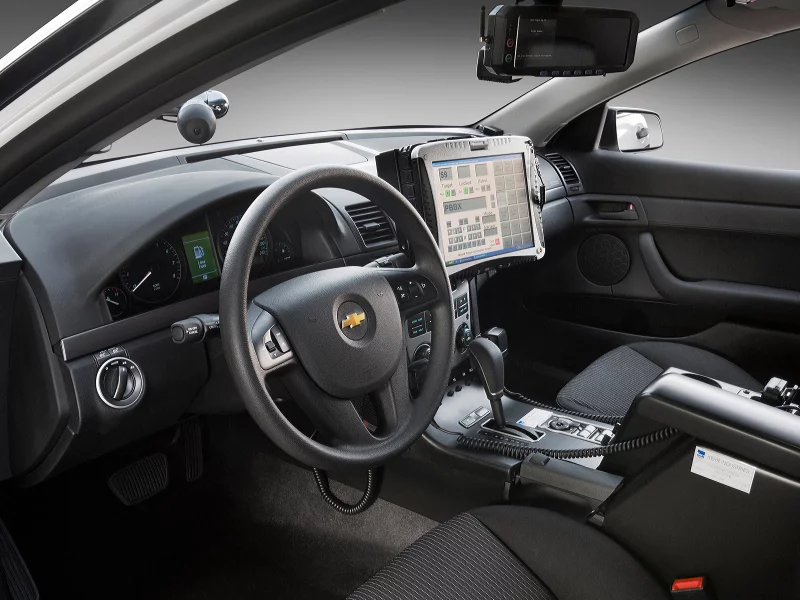 Салон, машина полиции, Chevrollet-Caprice-Police-Patrol-Vehicle