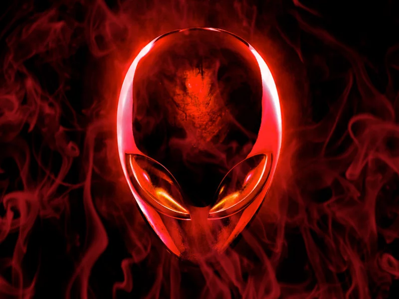 Alienware, космос, абстракция