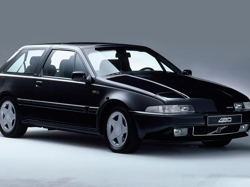 Авто, Volvo-480, чёрный.