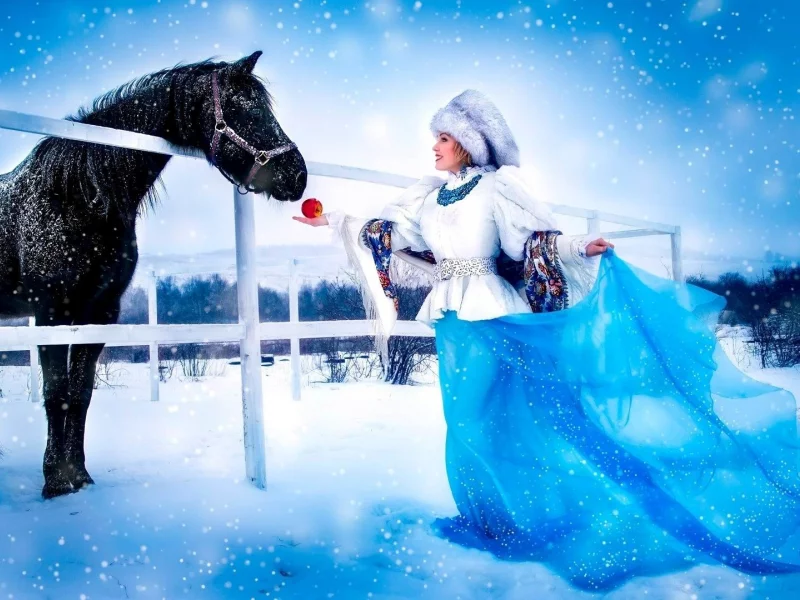 девушка, взгляд, секси, волосы, поза