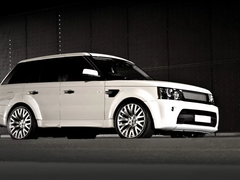 range rover, sport, белый